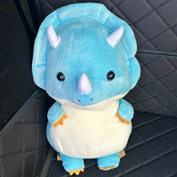 Yuruyuru Saurus Dinosaur Backpack Plush - Picture 1 of 4